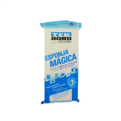 Esponja Magica Tekbond Embalagem Com 03 unidades