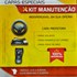 Kit Capa Frontal Corino Preto Proteção Lataria Simples Tirante 1,4 x 1,3 x 0,7 metros