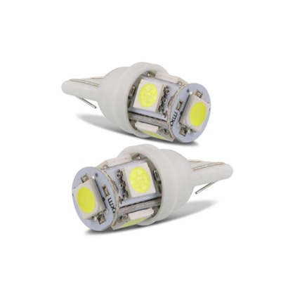 Lâmpada 5 LED SMD Esmagada Branca 24V - Flash