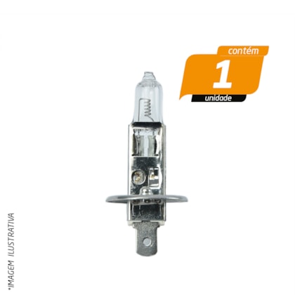 Lâmpada H1 Farol Bi-iodo 24V 70W Cristal - Avionix Gauss