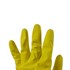 Luva de Látex de Proteção Forrada Amarela Tamanho G - Kalipso