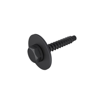 Parafuso do Para-choque Preto 4,2 x 25 mm - Plastcar - 10 Unidades