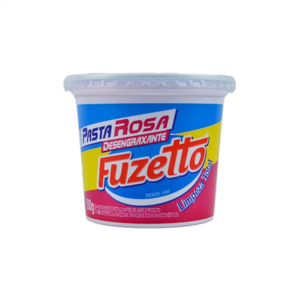 Pasta Rosa Desengraxante com Areia 500g - Fuzetto