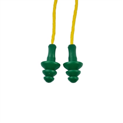 Protetor Auricular 3M Plug Verde com Cordão