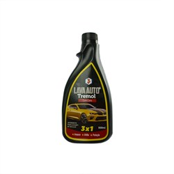 Shampoo Automotivo 3 em 1 Com Cera Tremol 500ml - Química 3 Poderes