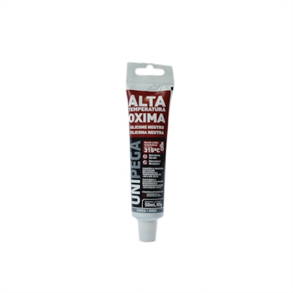 SILICONE ALTA TEMPERATURA UNIPEGA CINZA 65G