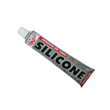 Silicone de Alta Temperatura Acético Cinza 50g - Neoklon