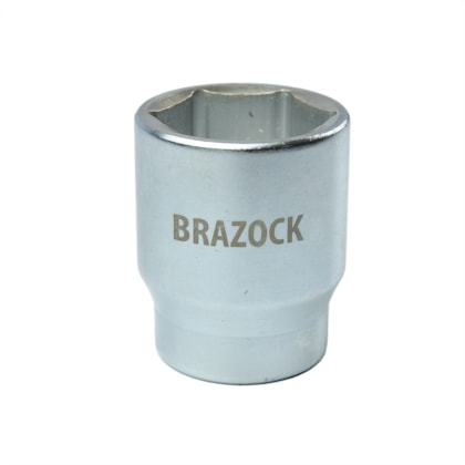 Soquete Sextavado 3/4" 33mm Brazock