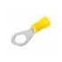 Terminal Olhal Isolado Amarelo 10mm Fio 2,5 a 6mm - Crimper - 25 Unidades