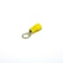 Terminal Olhal Isolado Amarelo 5mm Fio 2,5 a 6mm - Crimper - 25 Unidades