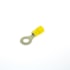 Terminal Olhal Isolado Amarelo 6mm Fio 2,7 a 6,6mm - Crimper - 25 Unidades