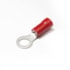 Terminal Olhal Isolado Vermelho 4mm fio 0,5 a 1,5mm - Crimper - 25 Unidades